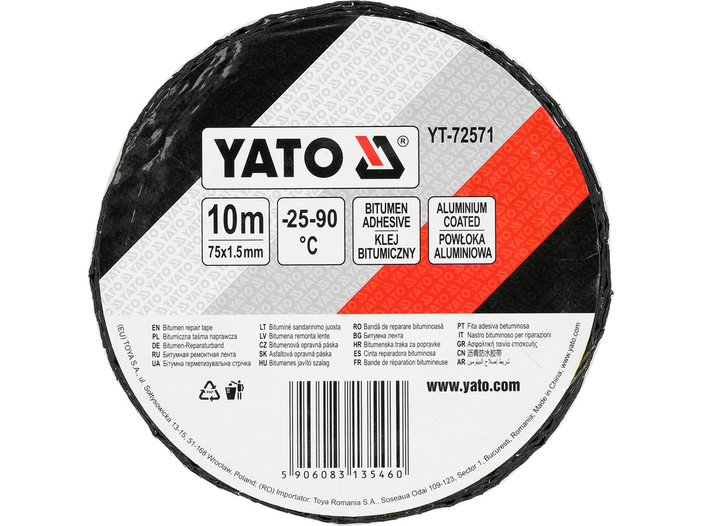 Banda de reparatii bitum YATO YT-72571, 75 mm x 10 m - imagine 4