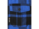 CAMASA DE FLANEL, YATO YT-78809 ALBASTRU, MARIMEA XL