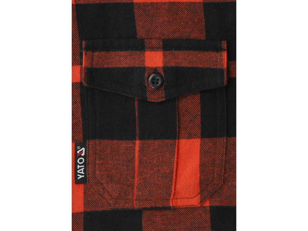 FLANNEL ING, YATO YT-78801 PIROS, M-ES MÉRET 