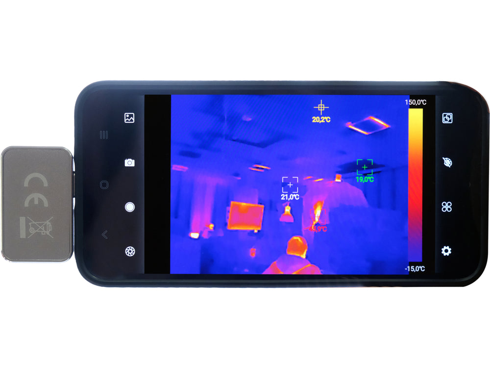 Camera termica YATO YT-72930, 256 x 192 (512 x 384)25 Hz USB - imagine 9