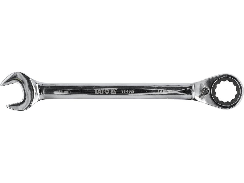 YATO YT-1662 CSILLAGVILÁGÍTÓKULCS 19 MM-ES RACSNIS GALVÁNNAL 