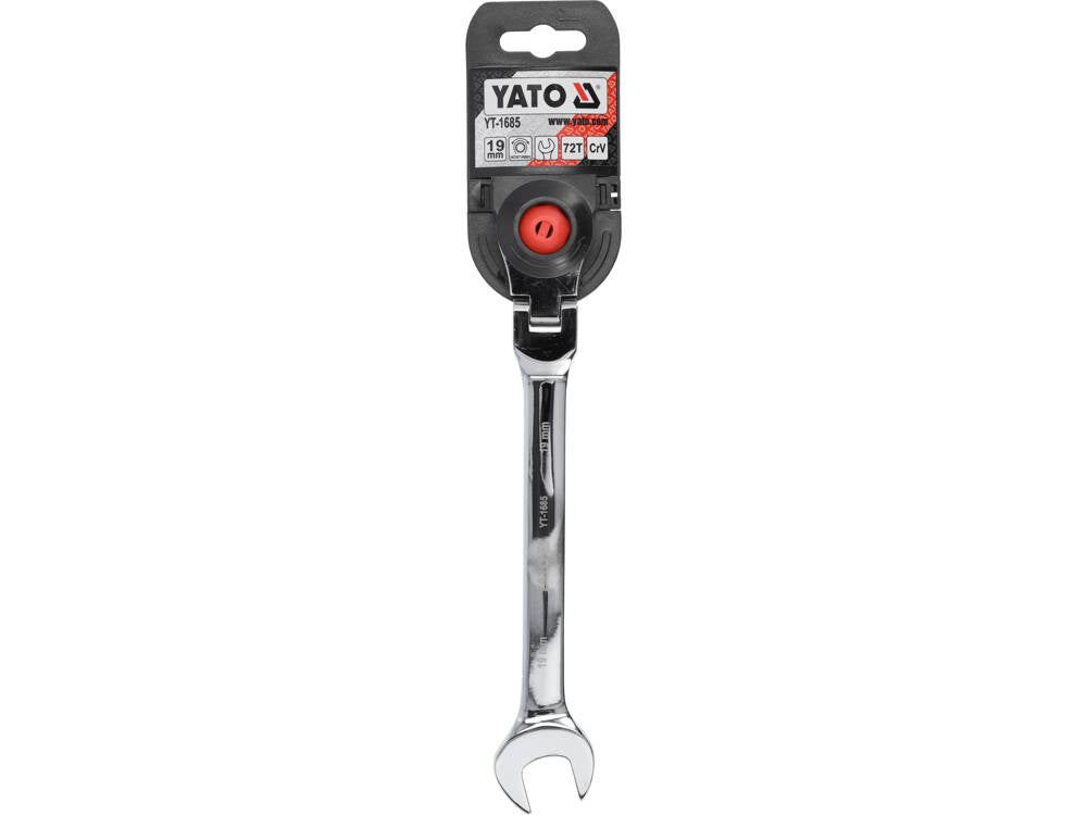 CHEIE COMBINATA CU YATO YT-1685 CLICHET SI CAP FLEXIBIL 19MM