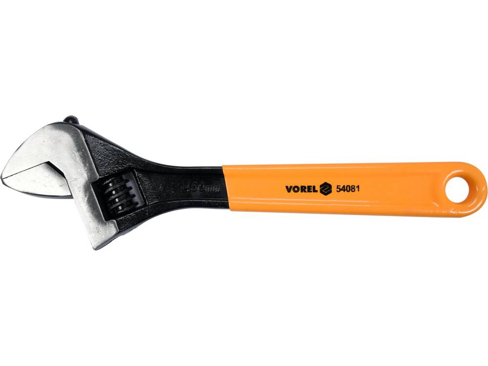 ÁLLÍTHATÓ KULCS VOREL 54081 GUMISÍTOTT FOGANTYÚ 450MM 