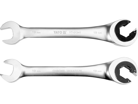 Cheie semideschisa cu clichet YATO YT-01341, 19 mm