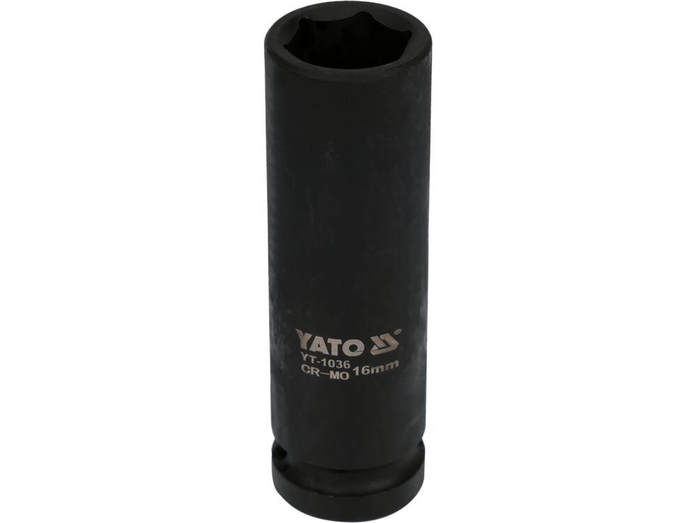 CHEIE TUBULARA DE YATO YT-1036 IMPACT HEXAGONALA ADANCA 1/2X16MM