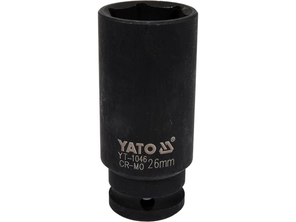 CHEIE TUBULARA DE YATO YT-1046 IMPACT HEXAGONALA ADANCA 1/2X26MM
