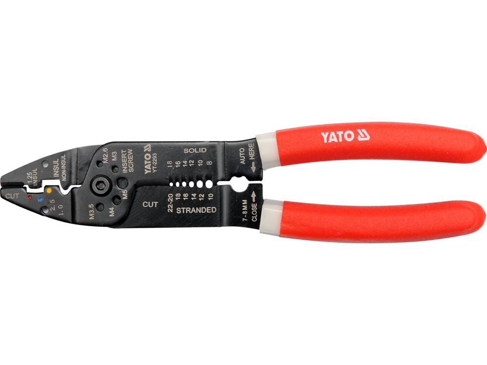 CLESTE MULTIFUNCTIONAL PT YATO YT-2293 SERTIZAT SI DECABLAT, 215MM