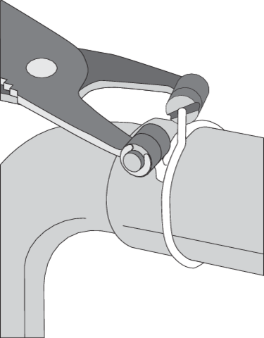 CLESTE PENTRU SIGURANTE YATO YT-0651 FURTUN, VARF INDOIT 215MM