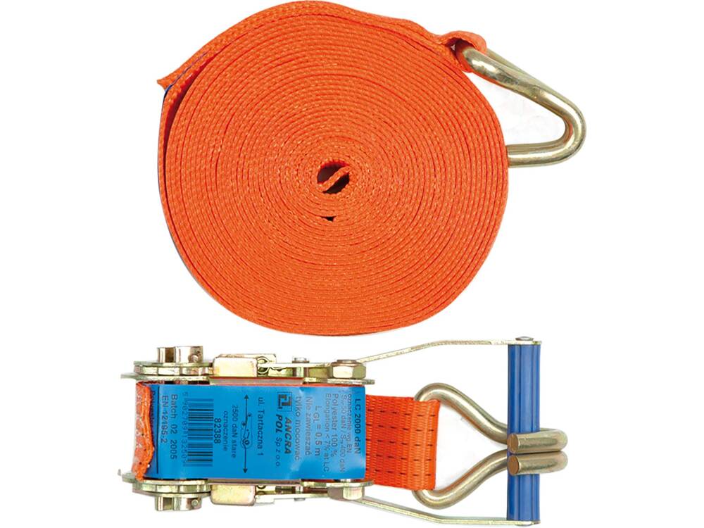CORDELINA PENTRU BAGAJE NO NAME 82374 CU CLICHET 1600/4000DAN, 50MM/8M, 2 BUC