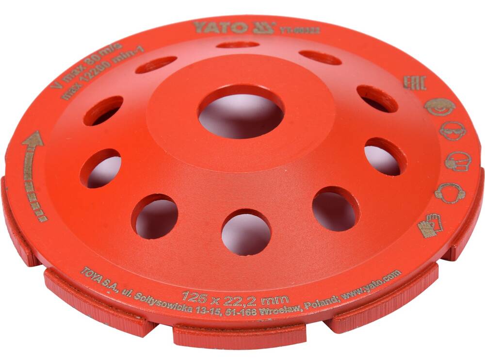 CUPA DIAMANTAT PENTRU YATO YT-60322 SLEFUIT, 125MM