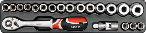 CUTIE METALICA CU YATO YT-3895 SCULE 63 PIESE