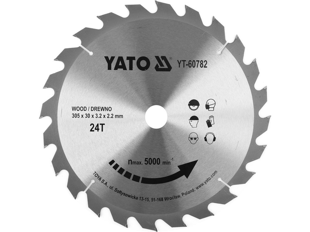 KÖR TÁRCSA YATO YT-60782 FA 305X24TX30MM 