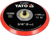 YATO YT-47873 POLÍROZÓ KORONG TÉPŐRÁGGAL 150MM TH 5/16 