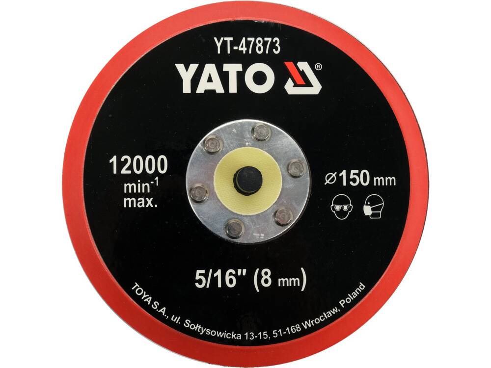 YATO YT-47873 POLÍROZÓ KORONG TÉPŐRÁGGAL 150MM TH 5/16 