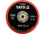 YATO YT-47873 POLÍROZÓ KORONG TÉPŐRÁGGAL 150MM TH 5/16 