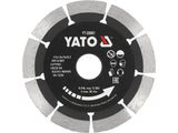 SZEGMENTES GYÉMÁNT TÁRCSA, YATO YT-59961 115X22.2X1.8MM 