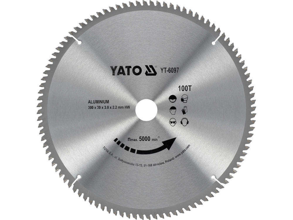 YATO YT-6097 KÖRFŰRÉSZLAP ALUMÍNIUMHOZ 300X30X100MM 