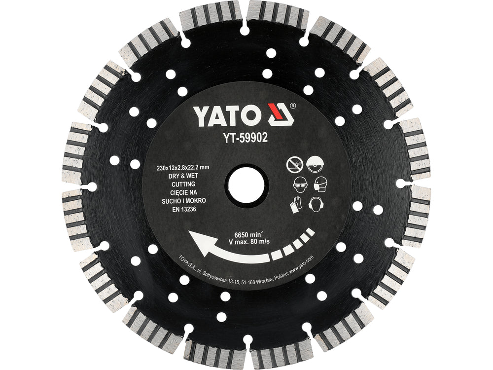 DISC PENTRU BETON ARMAT 230MM Yato YT-59902
