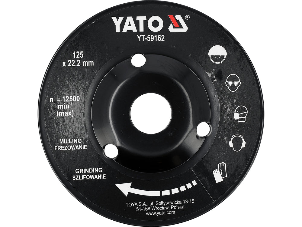 DISC RASPEL PENTRU LEMN 125MM Yato YT-59162