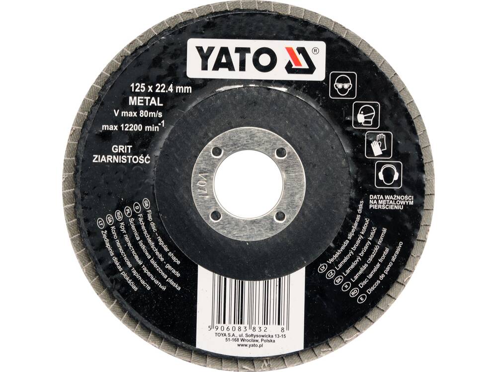 DISCURI LAMELARE 125MM YATO YT-83276 P120