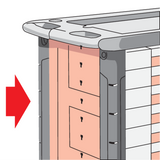 DULAP SCULE, 6 YATO YT-0902 SERTARE, 958X766X465CM