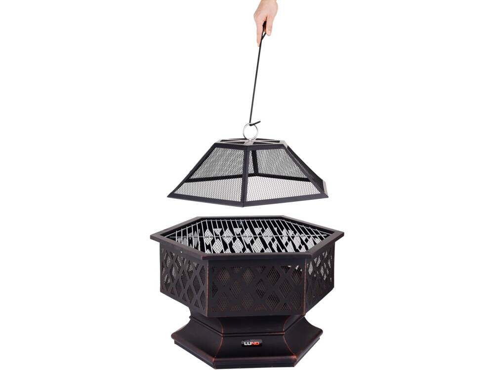 GRATAR + VATRA LUND 99703 GRADINA, 70X60CM