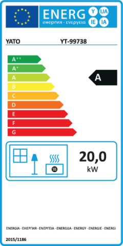 INCALZITOR ALIMENTAT CU YATO YT-99738 MOTORINA/KEROSEN 20KW