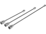 3 db-os YATO YT-82567 hosszabbító készlet festékpumpához (30; 45; 60 cm) 