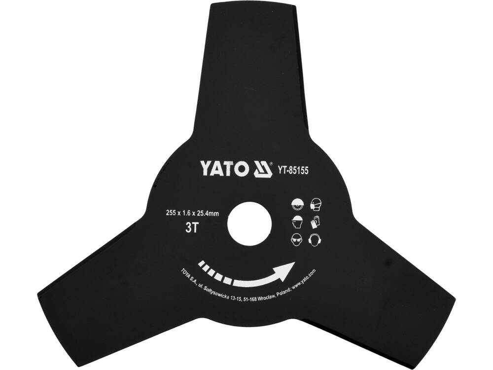YATO YT-85155 SZÉLNYÍRÓKAR KÉS, 255MM, 25.4MM 