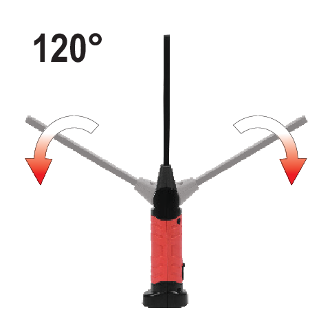LANTERNA CU ACUMULATOR, YATO YT-08518 5+3W, 600/260LM, USB