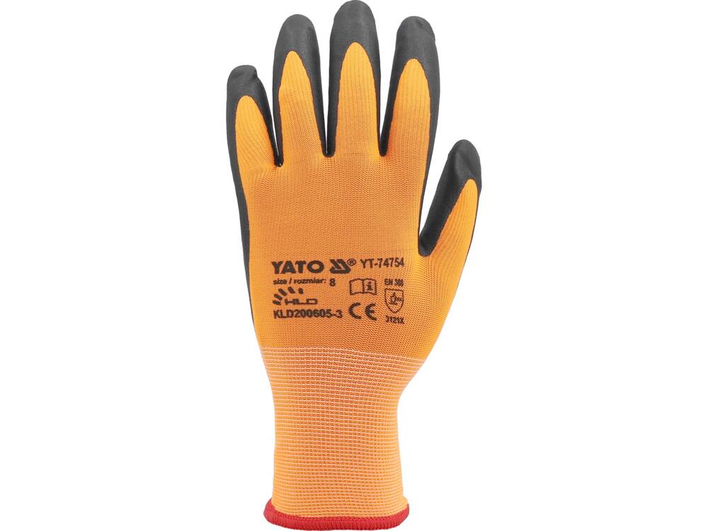 NEJLON+NITRIL VÉDŐKESZTYŰ, YATO YT-74756 10 