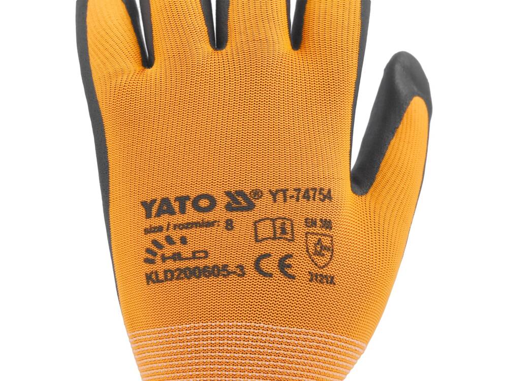 NEJLON+NITRIL VÉDŐKESZTYŰ, YATO YT-74756 10 