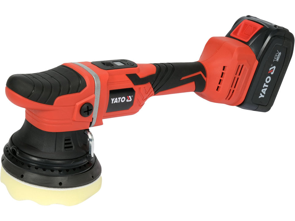 MASINA DE POLISAT ORBITALA Yato YT-82924  18V, 125MM, 1X4AH