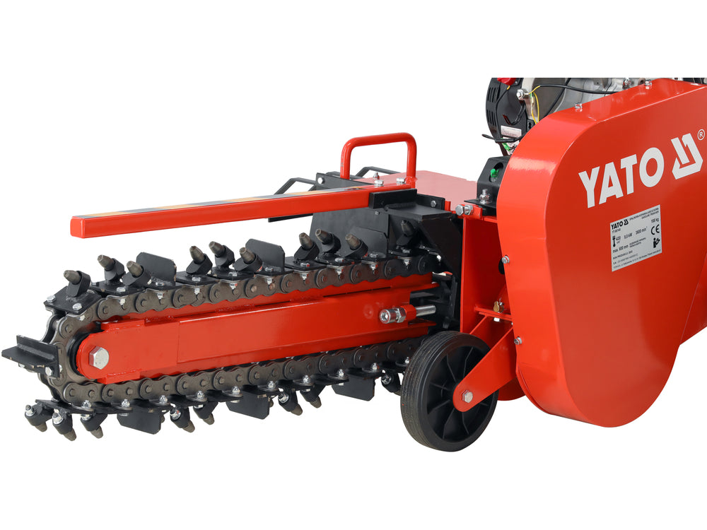Masina de sapat pe benzina Yato YT-86140 , 420CC , Motor Loncin 4 timpi , 27 dinti