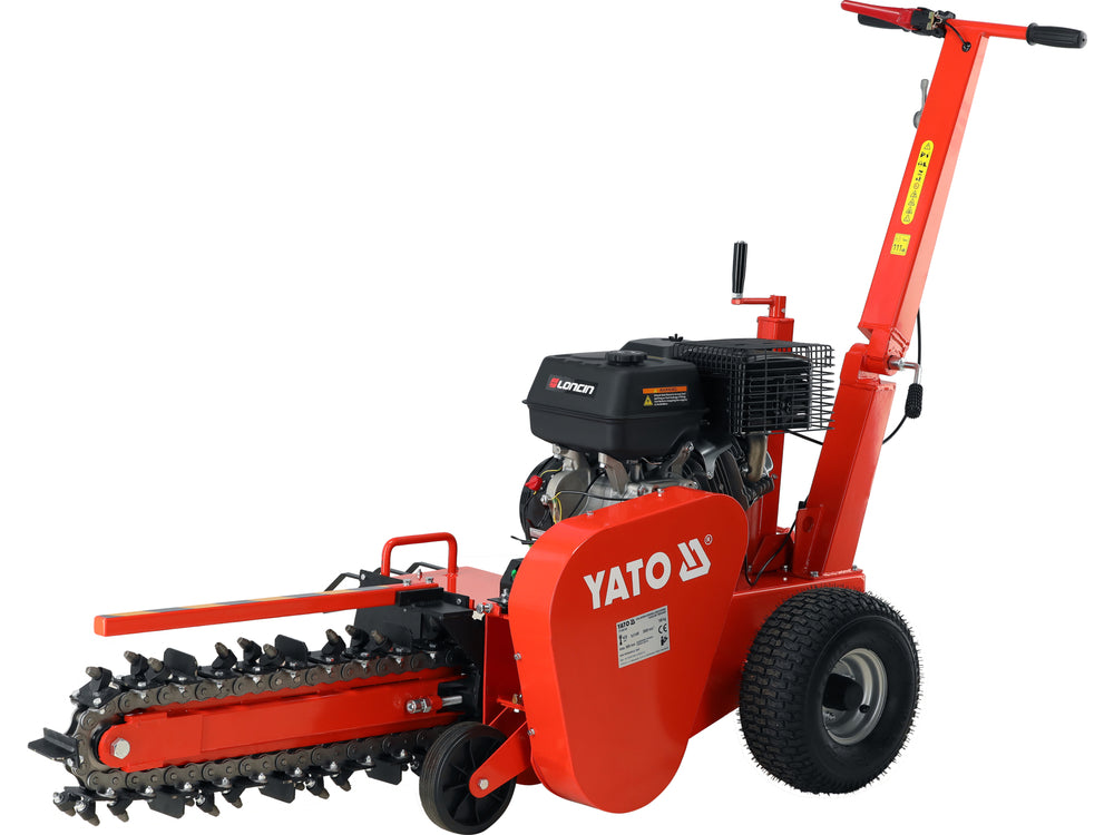Masina de sapat pe benzina Yato YT-86140 , 420CC , Motor Loncin 4 timpi , 27 dinti