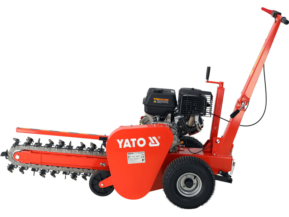 Masina de sapat pe benzina Yato YT-86140 , 420CC , Motor Loncin 4 timpi , 27 dinti