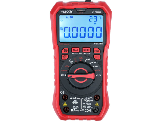 Multimetru digital true rms lcd 60000 YATO YT-730896