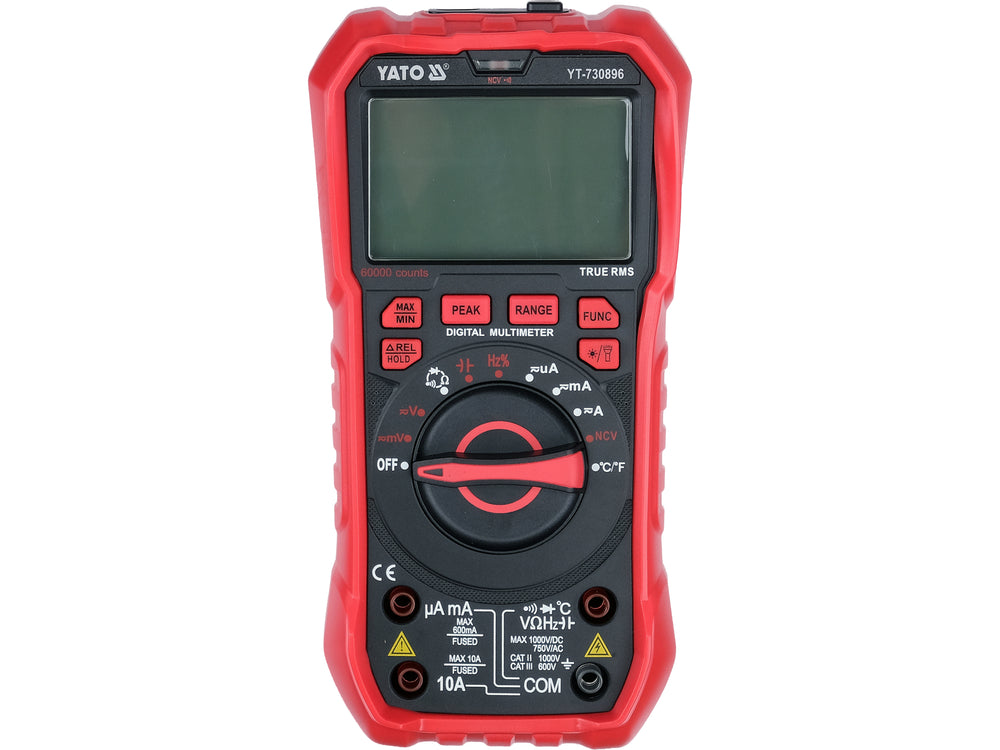 Multimetru digital true rms lcd 60000 YATO YT-730896 - imagine 2