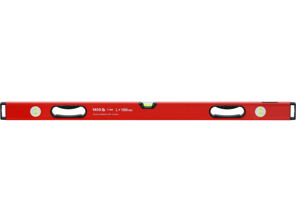Nivela aluminiu YATO YT-30083, 1000 mm cu maner 3 bule