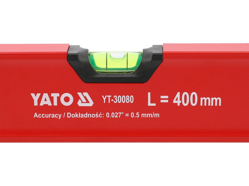 Nivela aluminiu YATO YT-30080, 400 mm cu maner 3 bule - imagine 3