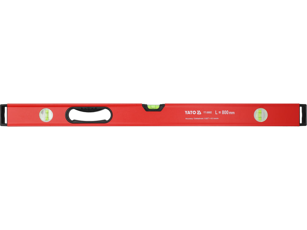Nivela aluminiu YATO YT-30082, 800 mm cu maner 3 bule
