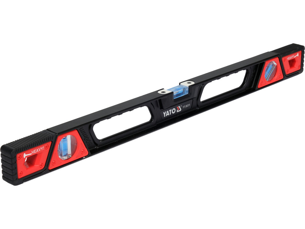 MÁGNESES SZINTMÉRŐ YATO YT-30311 ALUMÍNIUM 600 MM 