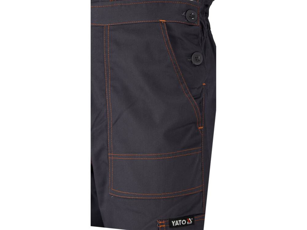 PANTALONI DE LUCRU YATO YT-80411 CU PIEPTAR, DORIA, MARIMEA XL