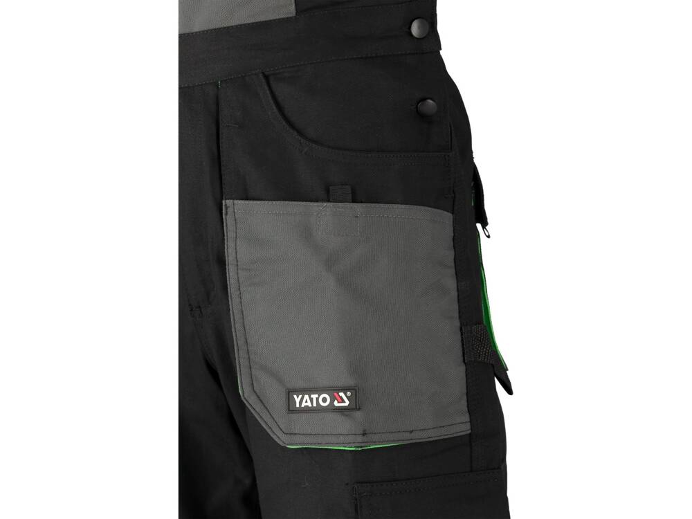PANTALONI DE LUCRU YATO YT-80171 CU PIEPTAR, PALEA, MARIMEA M