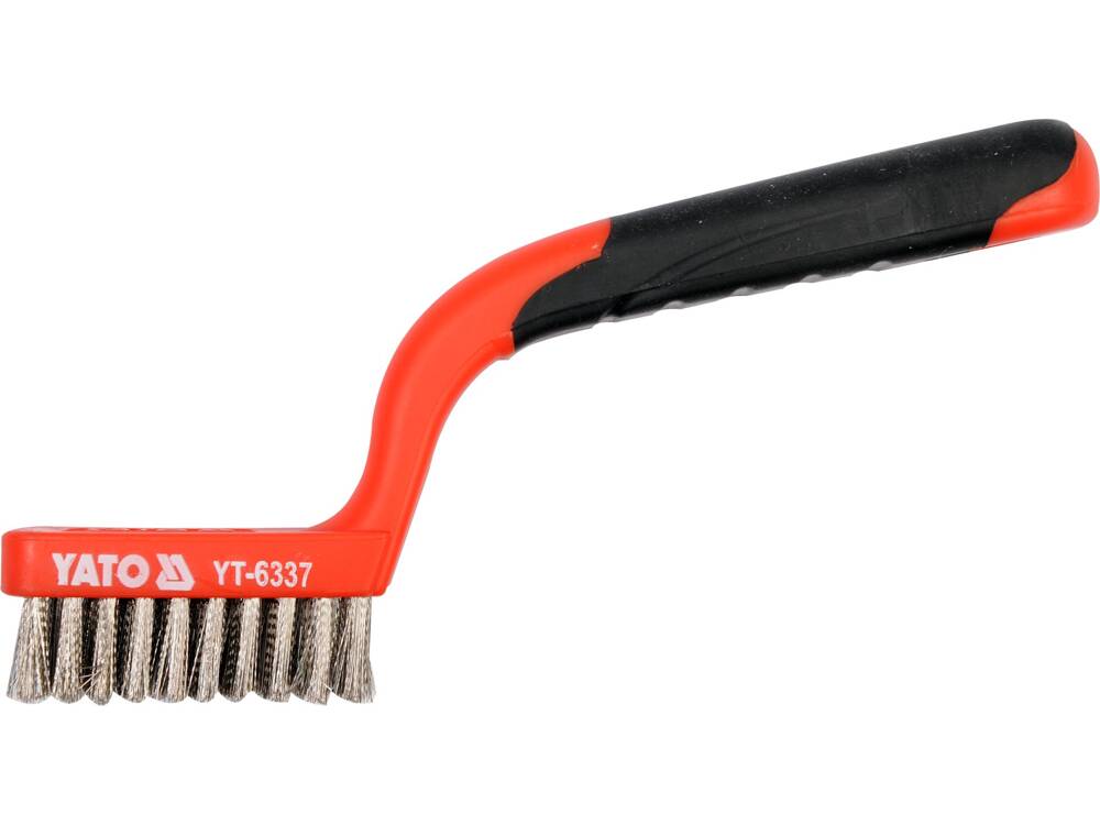 PERIE DE SARMA YATO YT-6337 DIN OTEL INOXIDABIL, 3 RANDURI, MANER DIN PLASTIC