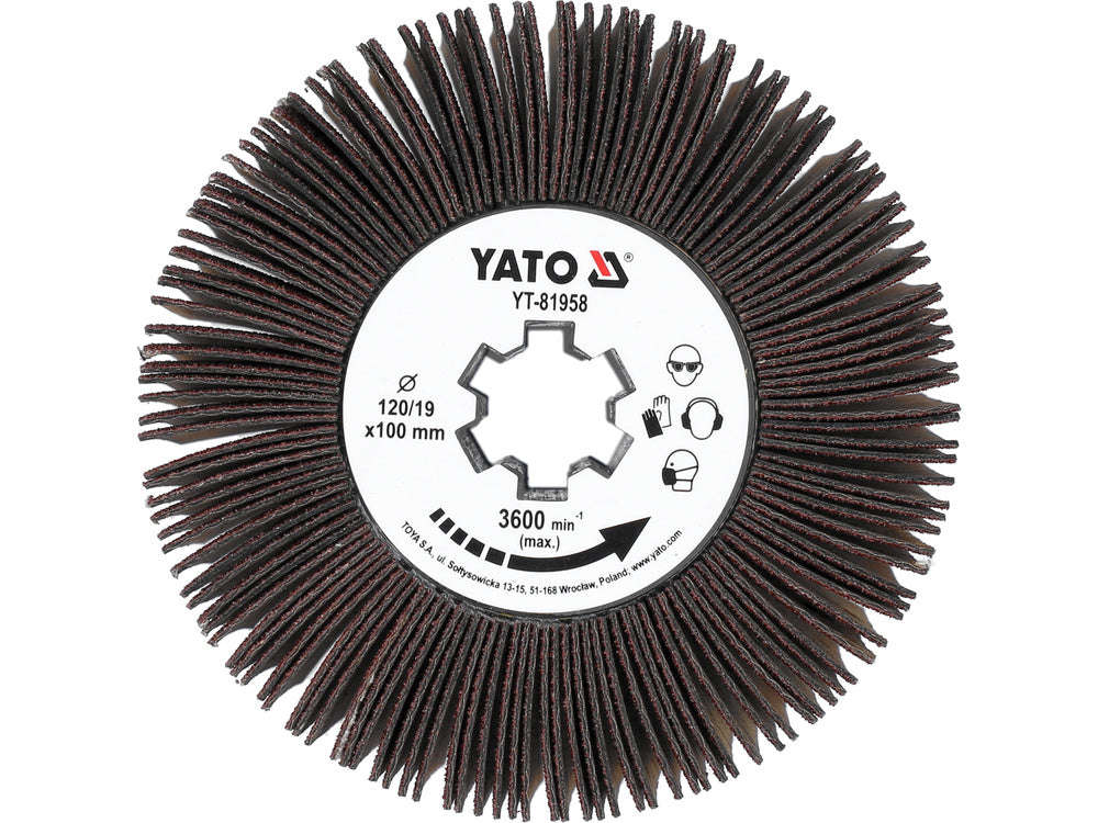 Perie șlefuitoare tambur P120 pentru YT-81953 Yato YT-81958