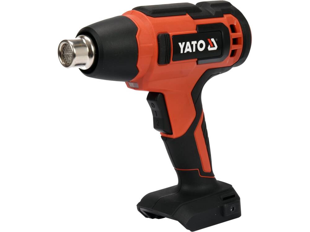 PISTOL AER CALD, YATO YT-82285 18V, \u200b\u200b550°, 2 VITEZE, FARA ACUMULATOR
