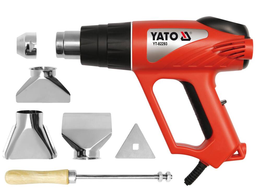 PISTOL AER CALD YATO YT-82293 CU TERMOSTAT DIGITAL + ACCESORII