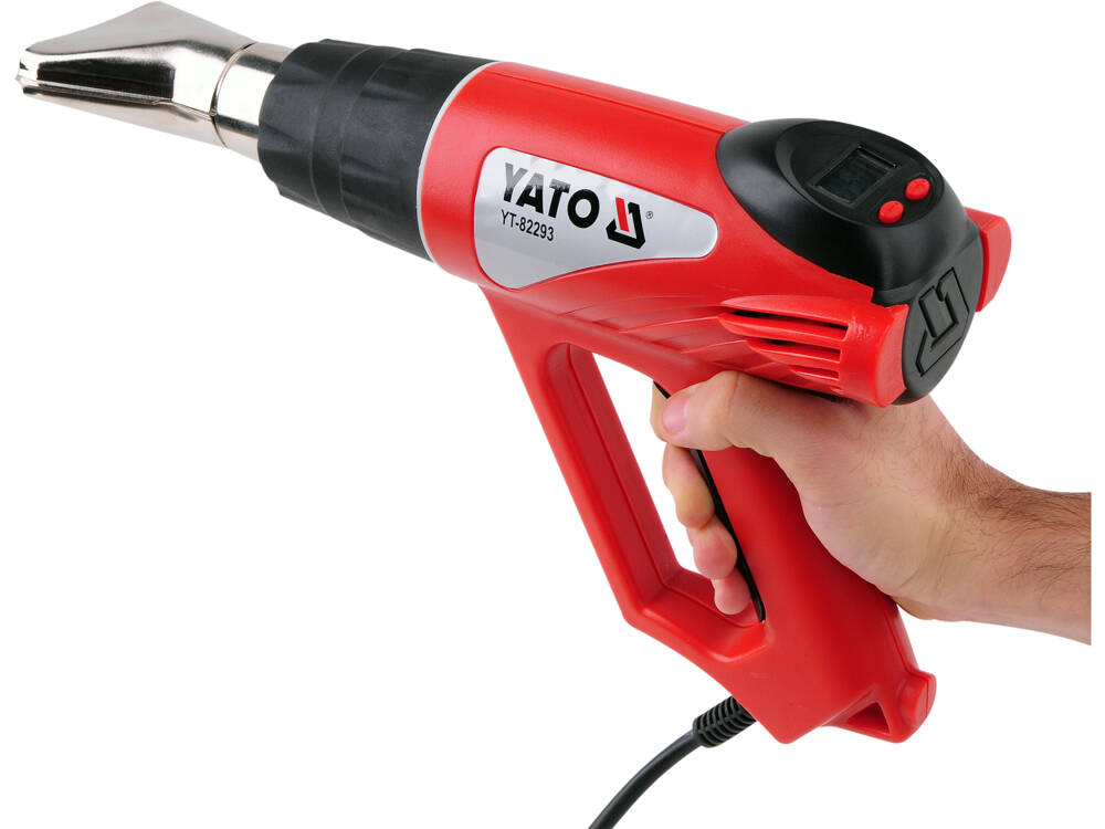PISTOL AER CALD YATO YT-82293 CU TERMOSTAT DIGITAL + ACCESORII