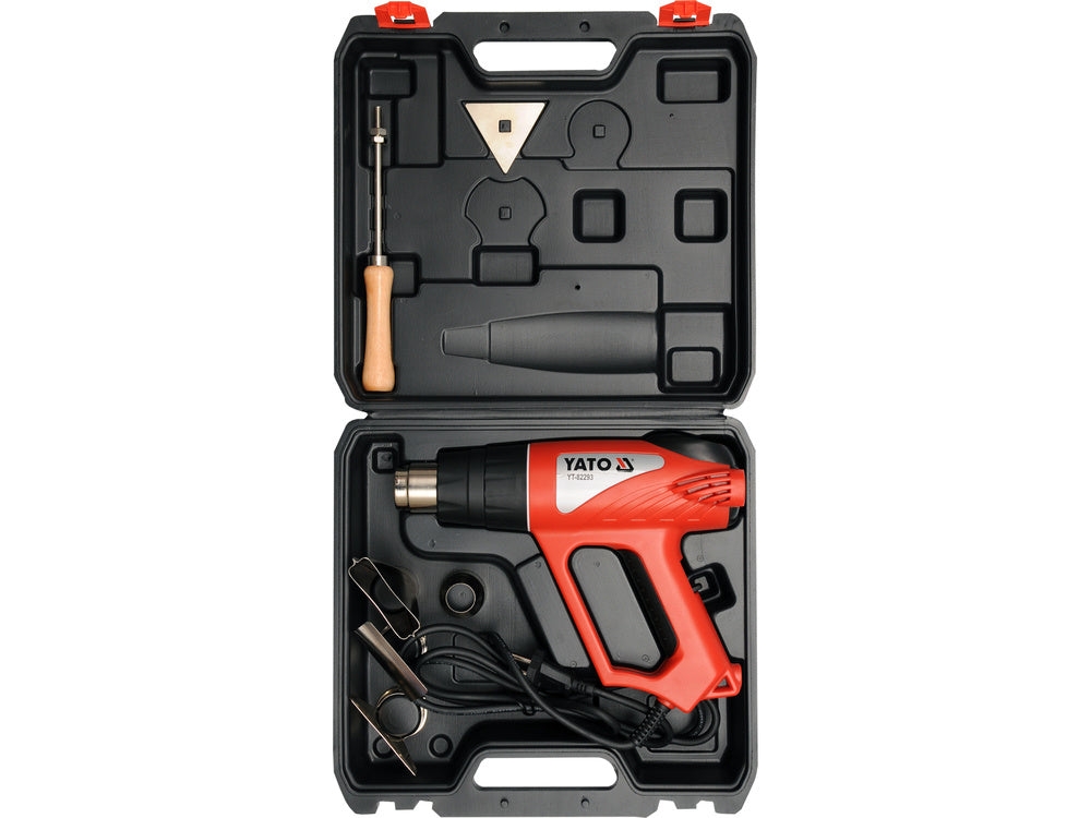 PISTOL AER CALD YATO YT-82293 CU TERMOSTAT DIGITAL + ACCESORII